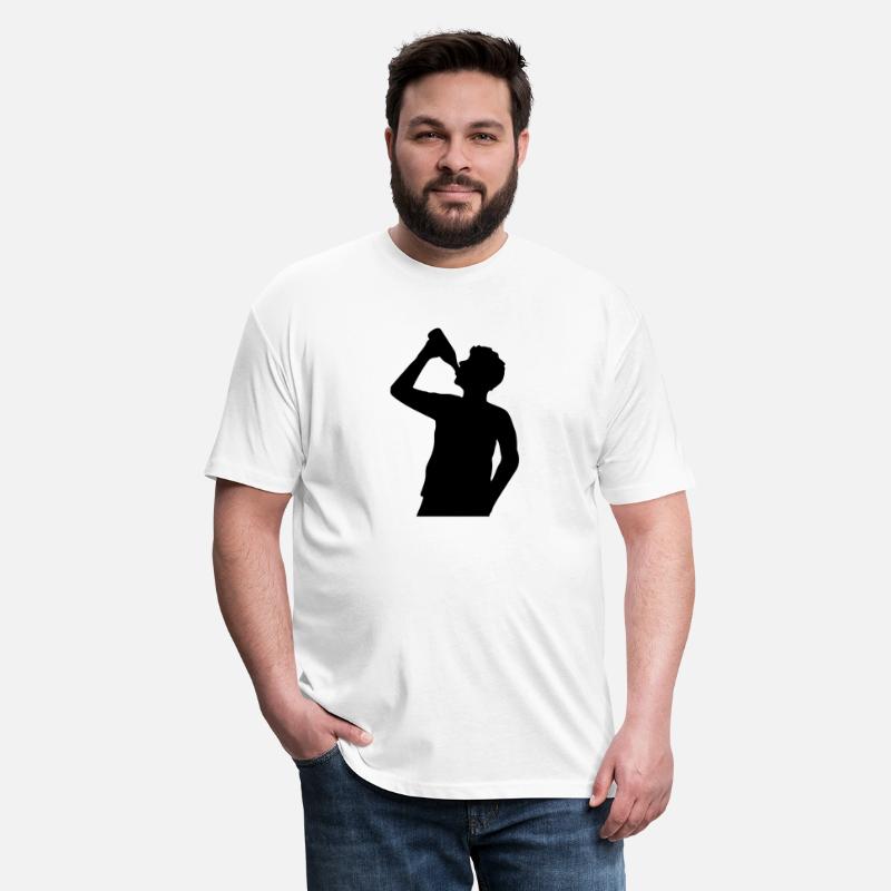 beer drink man silhouette
