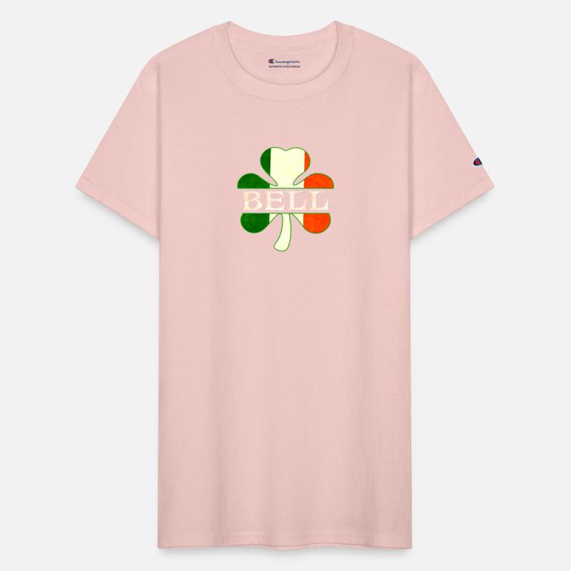 Bell Irish Surname Ireland Flag Shamrock