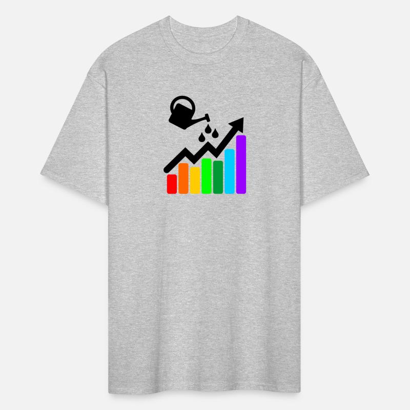 Better results colored graph and watering can