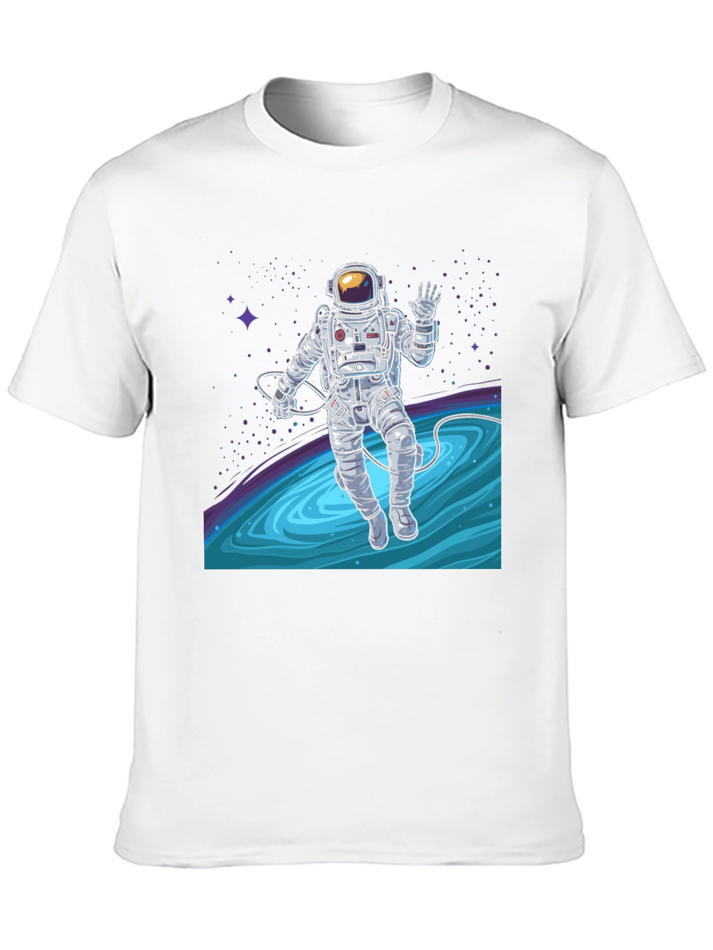 Astronaut Galaxy Graphic Tee - Explore in Style!