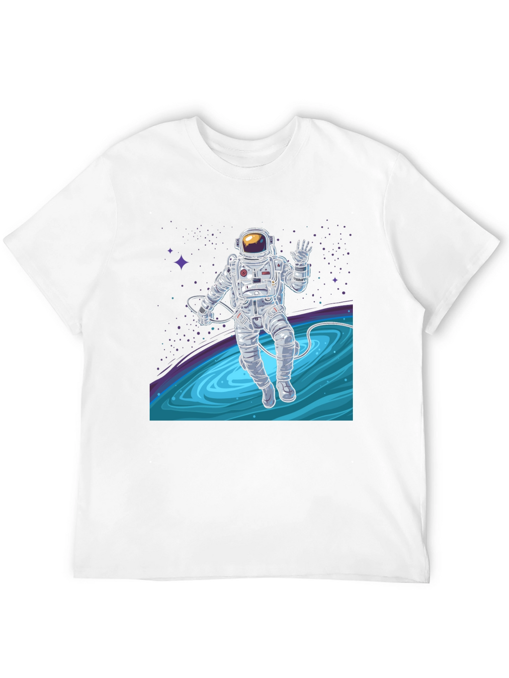 Astronaut Galaxy Graphic Tee - Explore in Style!