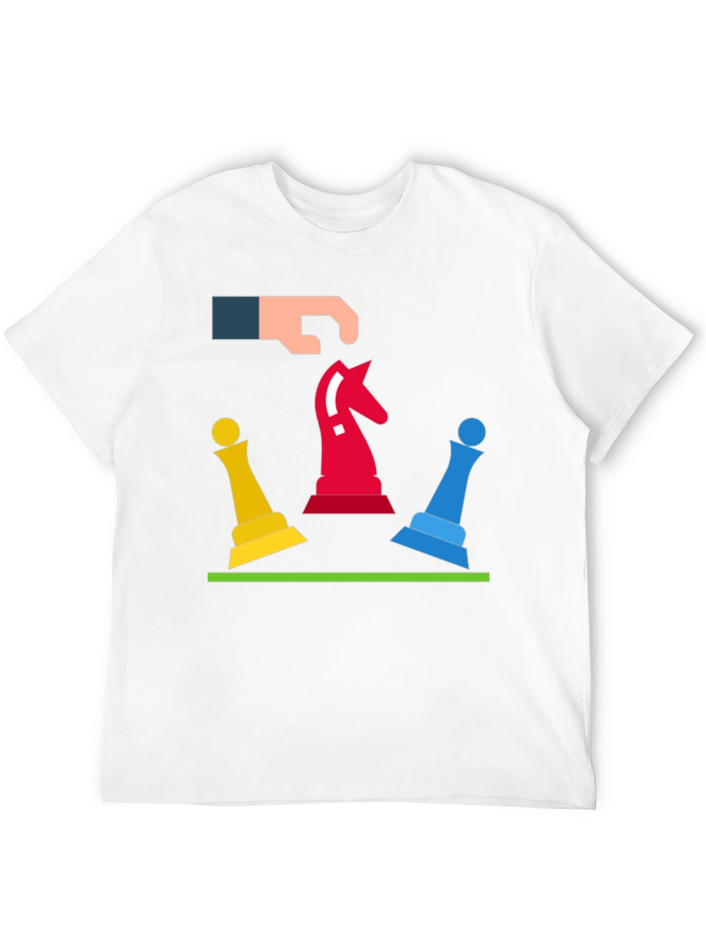 Chess Move Graphic Tee - Strategic Style