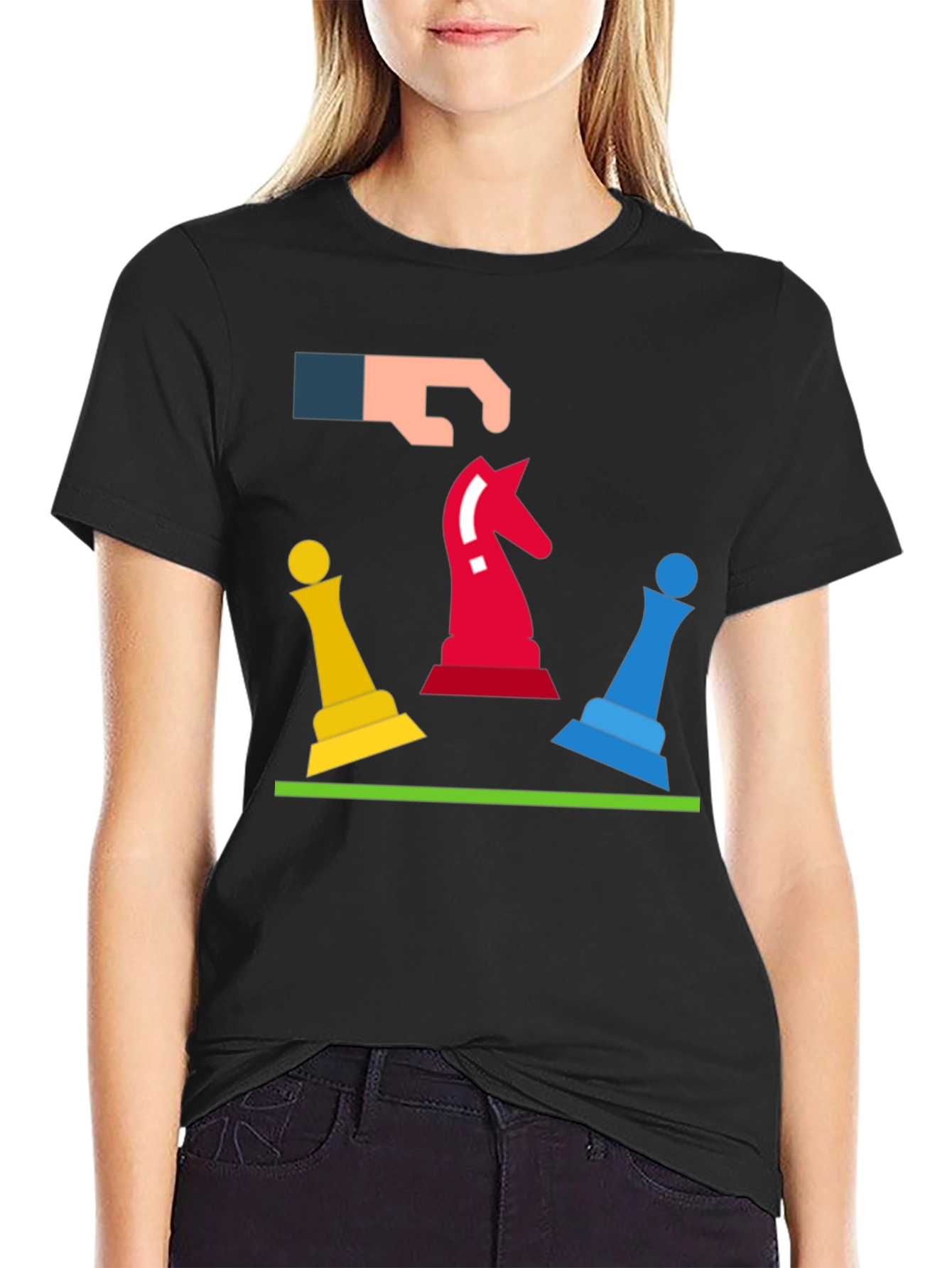 Chess Move Graphic Tee - Strategic Style