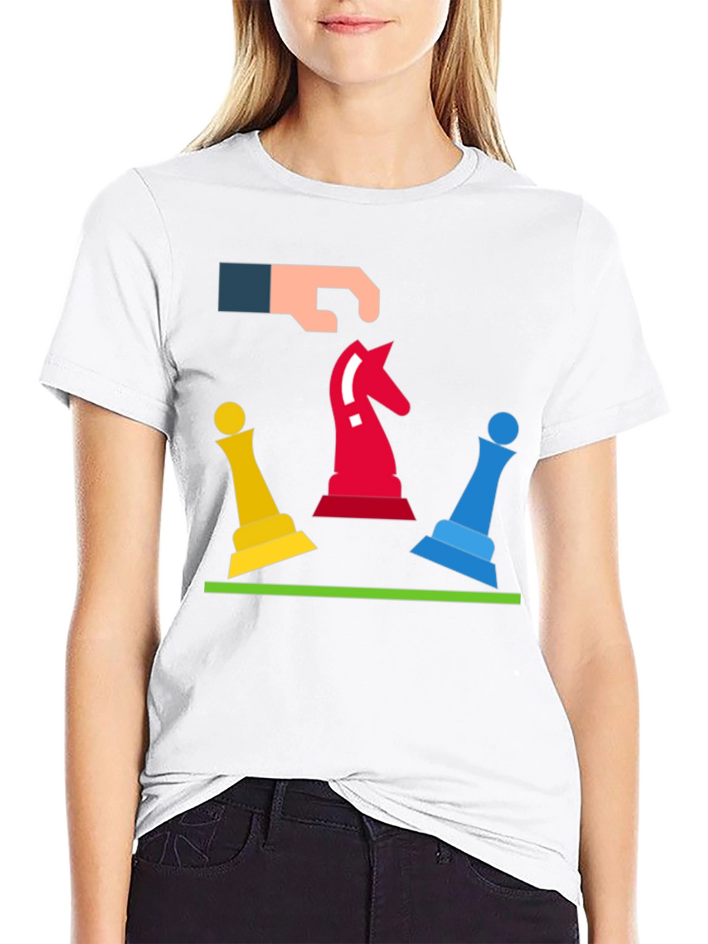 Chess Move Graphic Tee - Strategic Style