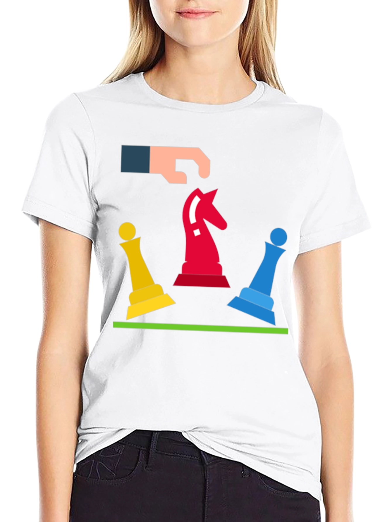Chess Move Graphic Tee - Strategic Style