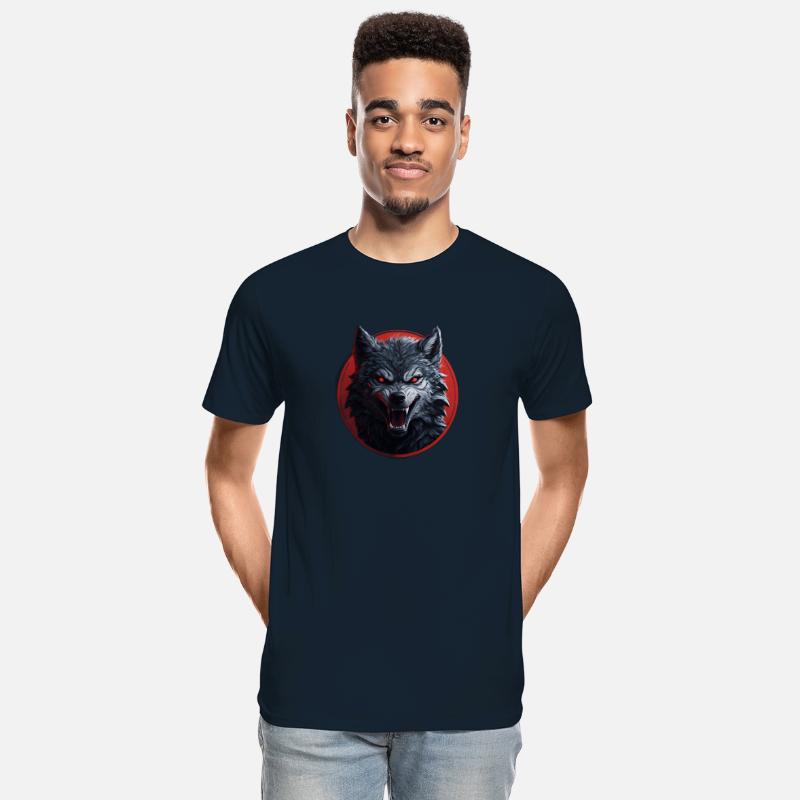 Big head angry dark gray