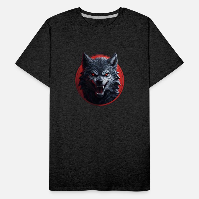 Big head angry dark gray