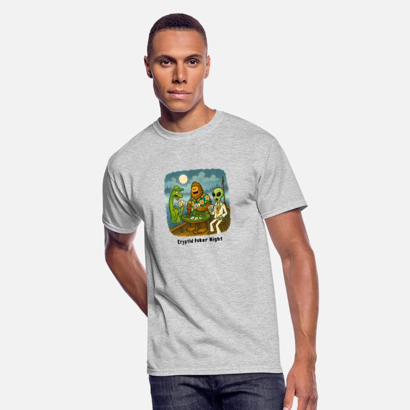 Bigfoot, Nessie and an Alien Play Poker - Cryptid
