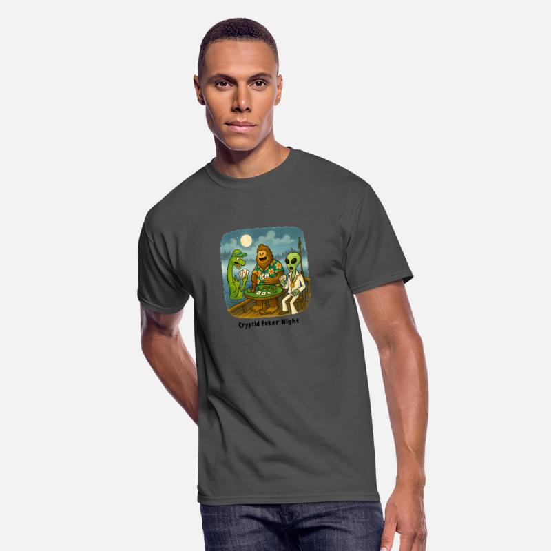 Bigfoot, Nessie and an Alien Play Poker - Cryptid
