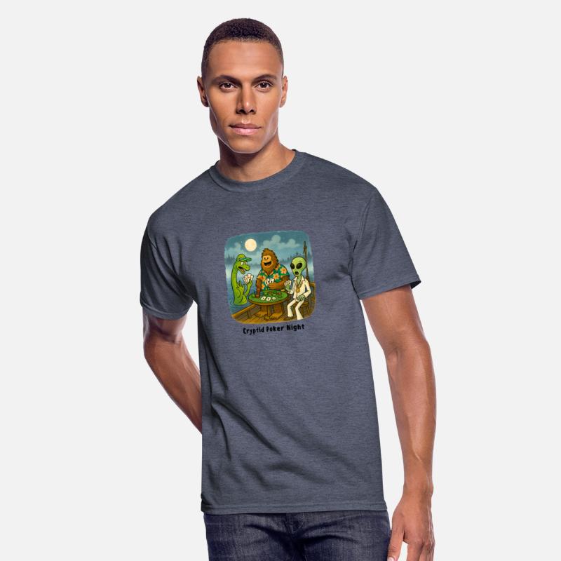 Bigfoot, Nessie and an Alien Play Poker - Cryptid
