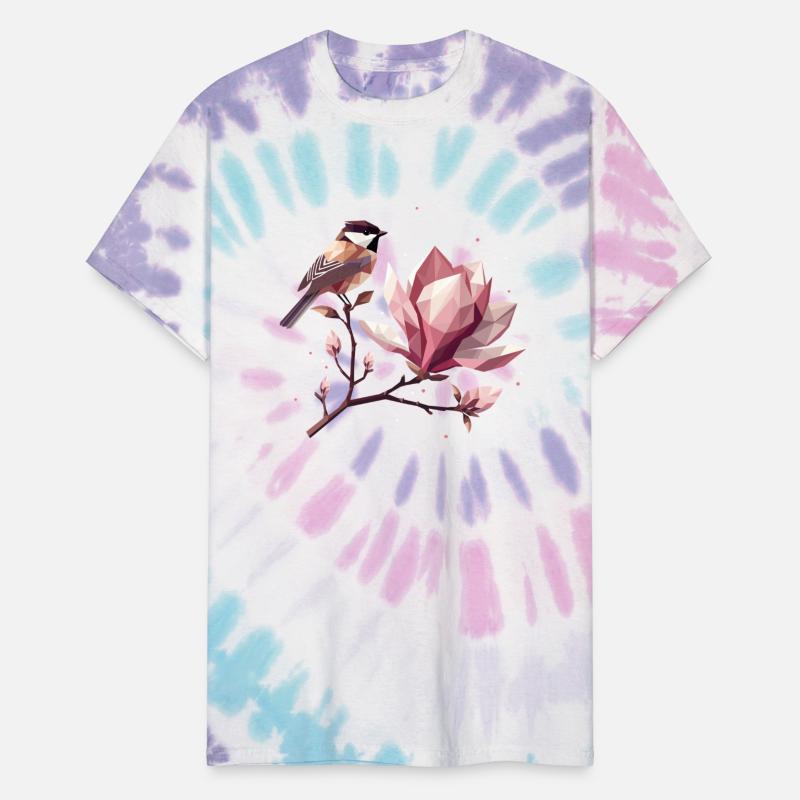 Bird on a Magnolia Branch – Harmonious Composition