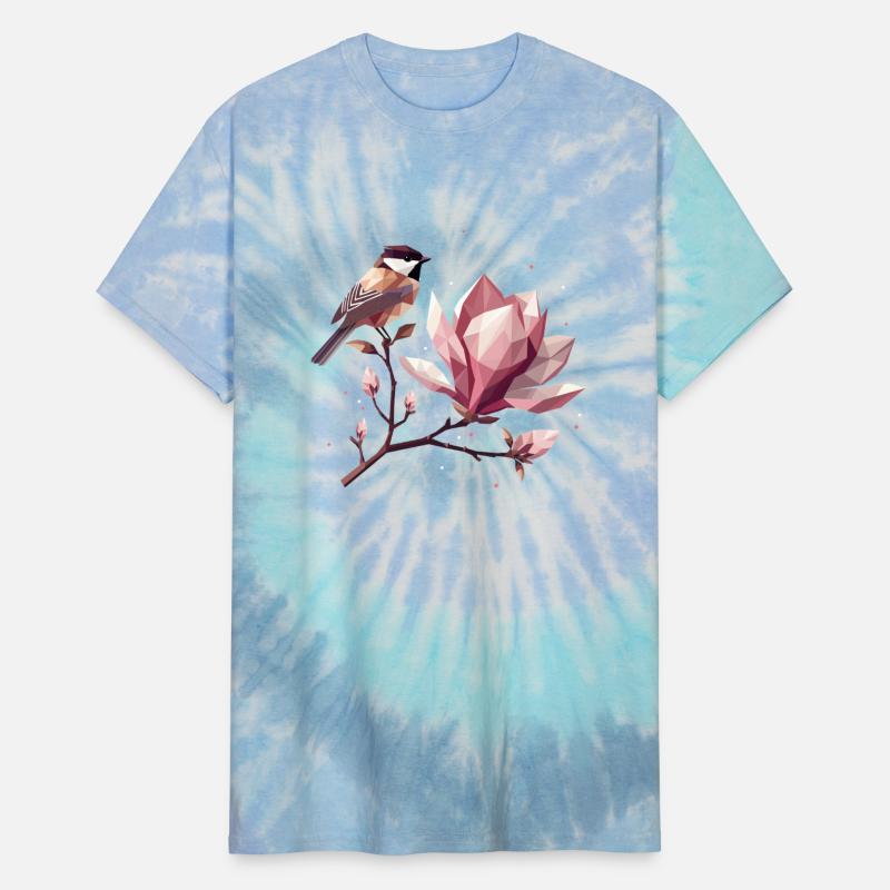 Bird on a Magnolia Branch – Harmonious Composition
