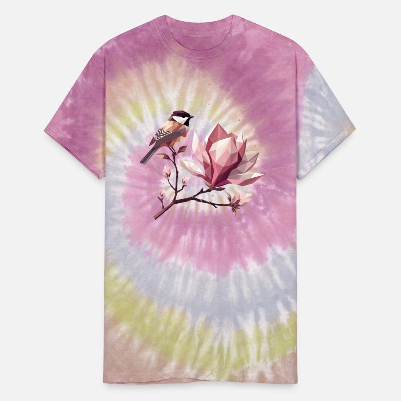 Bird on a Magnolia Branch – Harmonious Composition