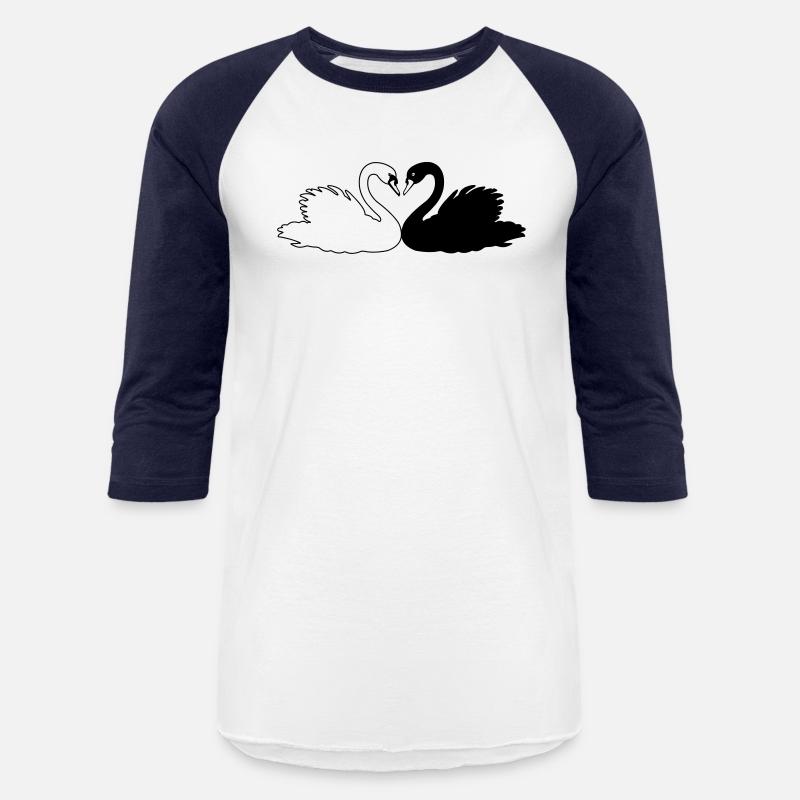 Black and white swan