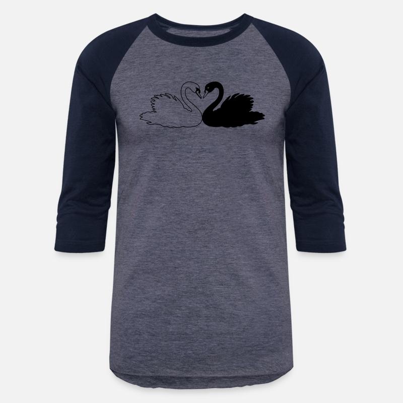 Black and white swan