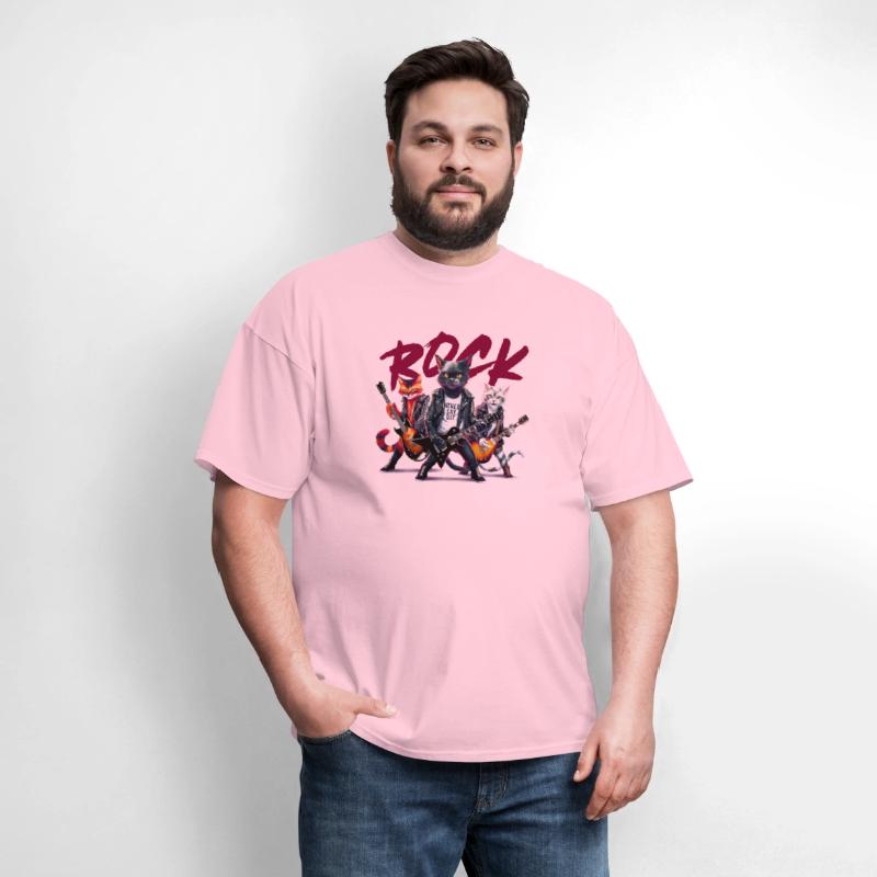 Black Cat Rock n Roll Music Lover Design
