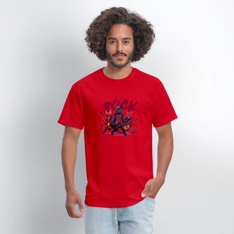 Black Cat Rock n Roll Music Lover Design