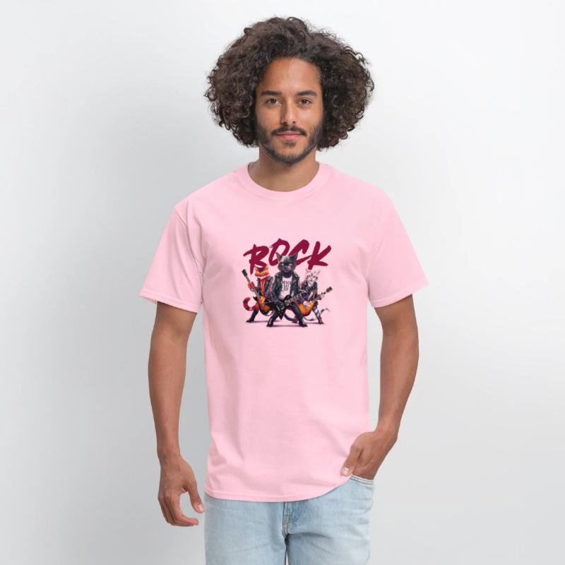 Black Cat Rock n Roll Music Lover Design