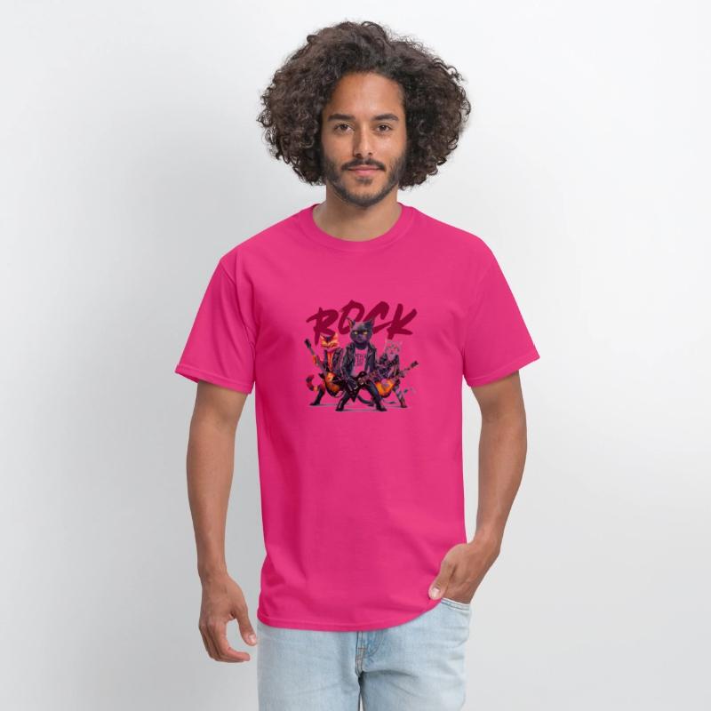 Black Cat Rock n Roll Music Lover Design
