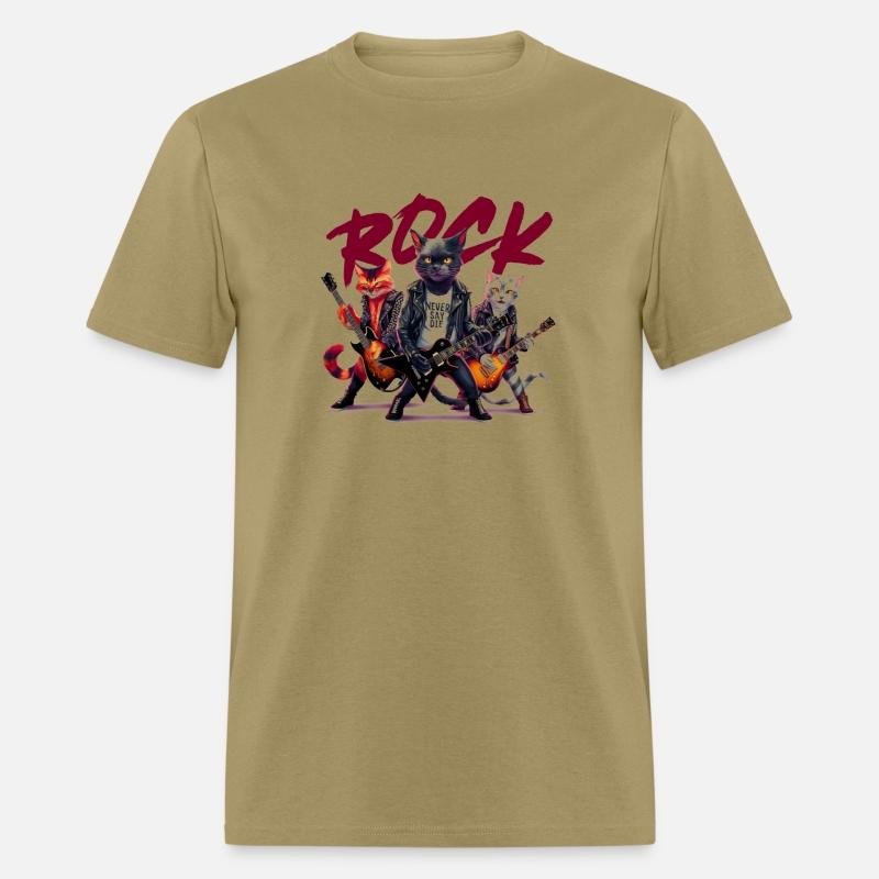 Black Cat Rock n Roll Music Lover Design