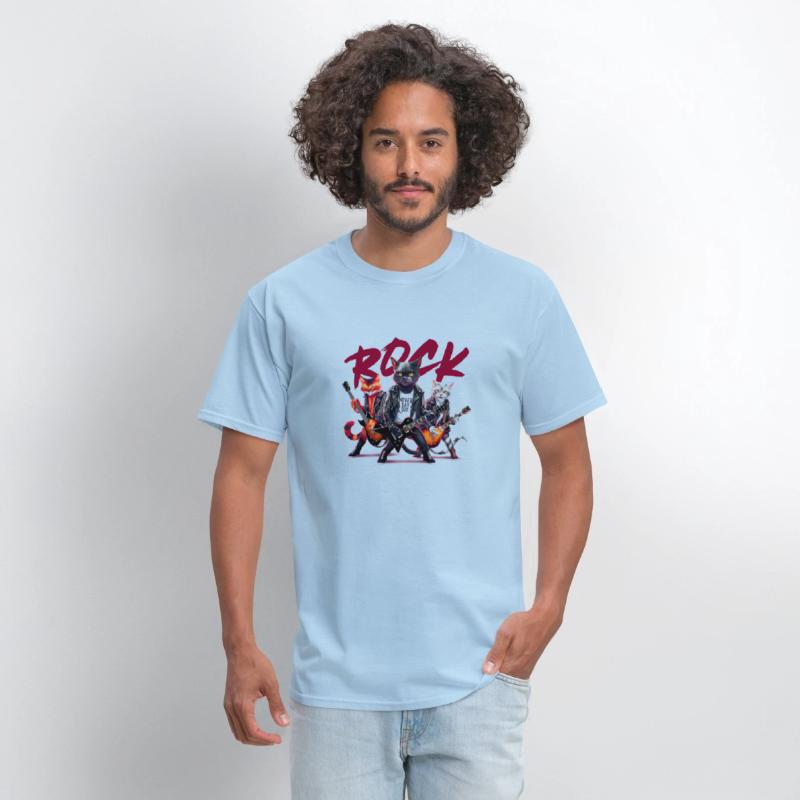 Black Cat Rock n Roll Music Lover Design