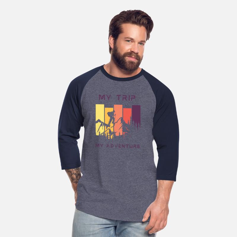 Black Simple Abstract Adventure T-Shirt