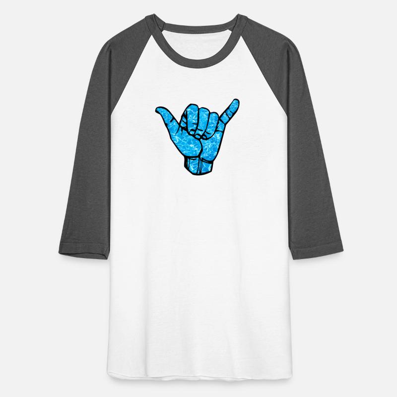 Blue Ocean Surfs Up Hawaii Shaka Sign- Shaka