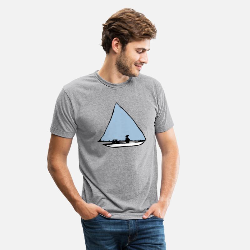 Blue Sailing boat