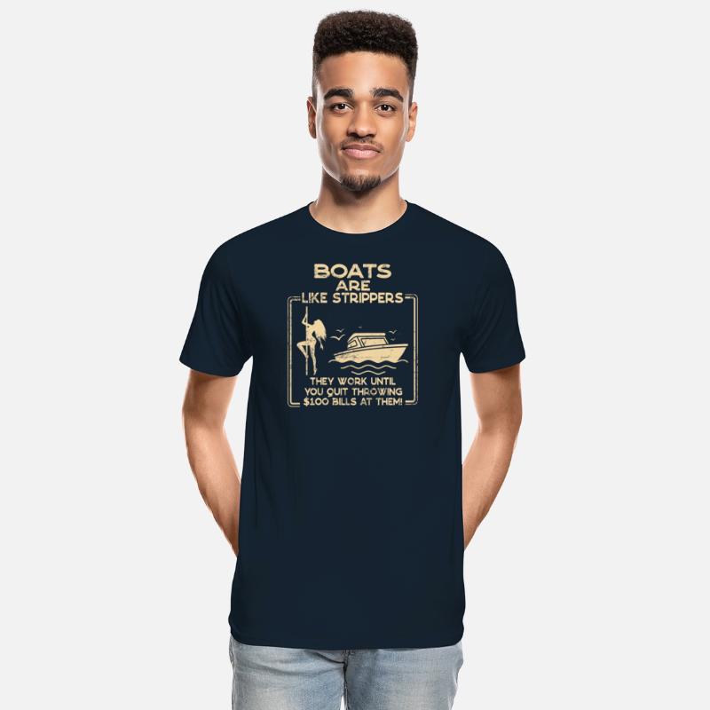 Boats Are Like Strippers Funny Sailor Motorboat