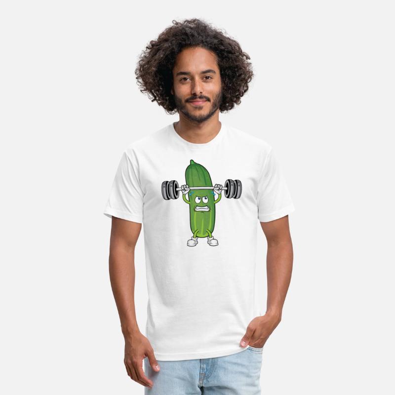 Bodybuilder Cucumber Vegetable Vegetarian Vegan