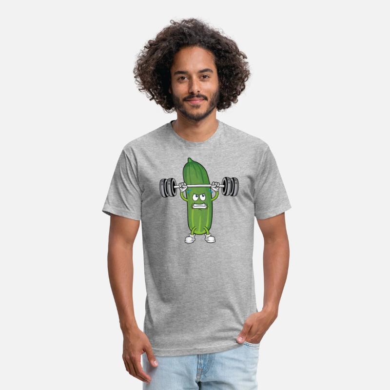 Bodybuilder Cucumber Vegetable Vegetarian Vegan
