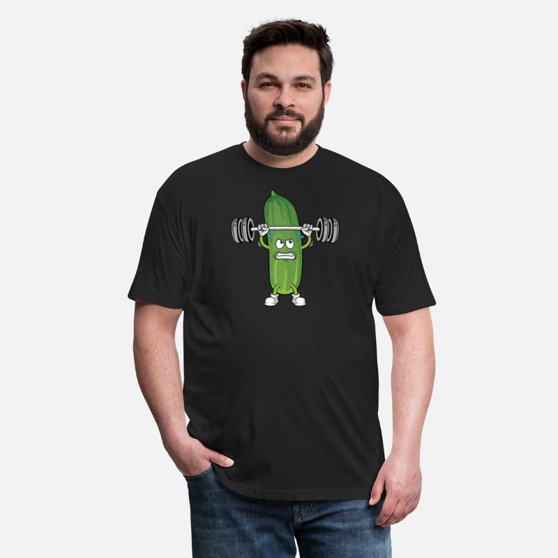 Bodybuilder Cucumber Vegetable Vegetarian Vegan