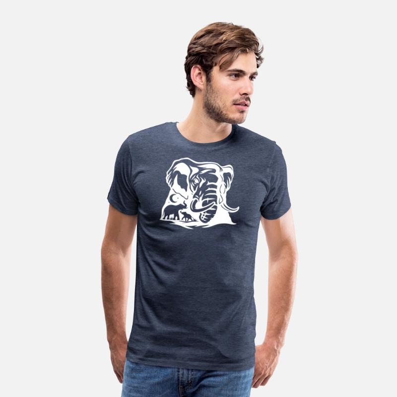 Bold Elephant Silhouette Art
