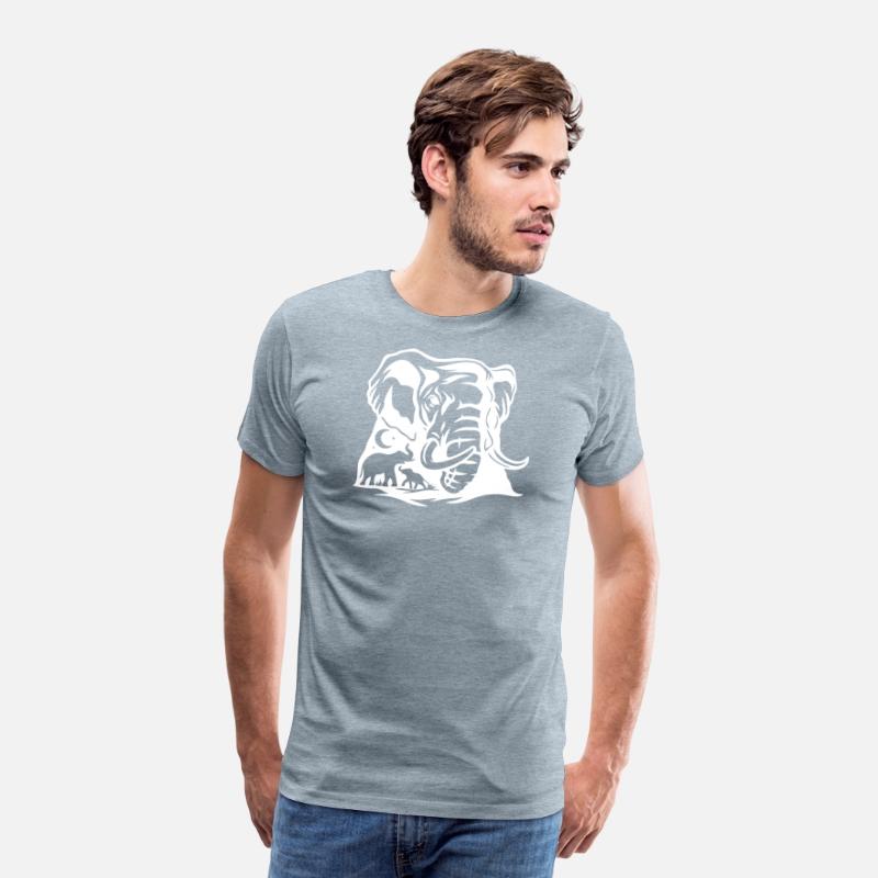 Bold Elephant Silhouette Art