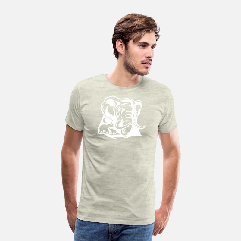 Bold Elephant Silhouette Art