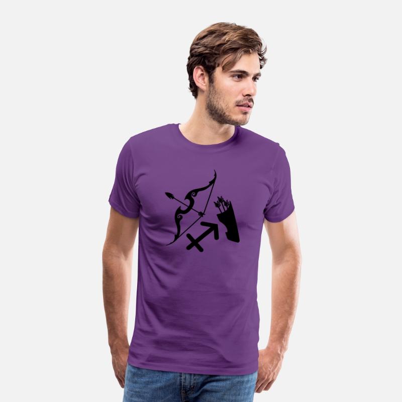 Bow and arrow with logo zodiac sign