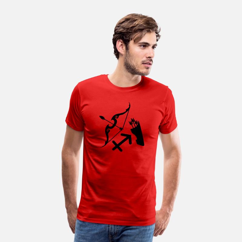 Bow and arrow with logo zodiac sign