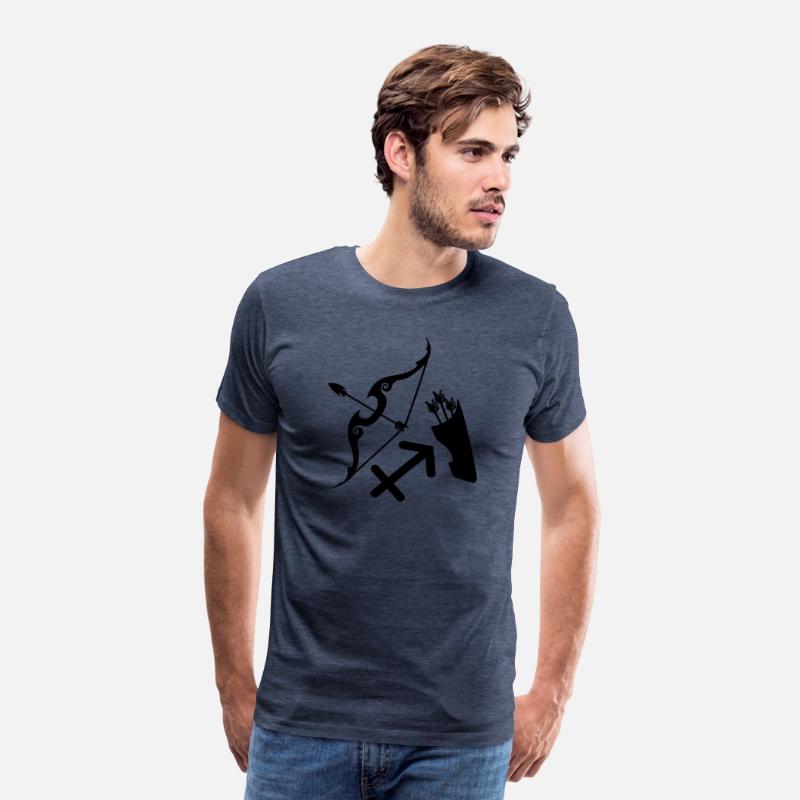 Bow and arrow with logo zodiac sign