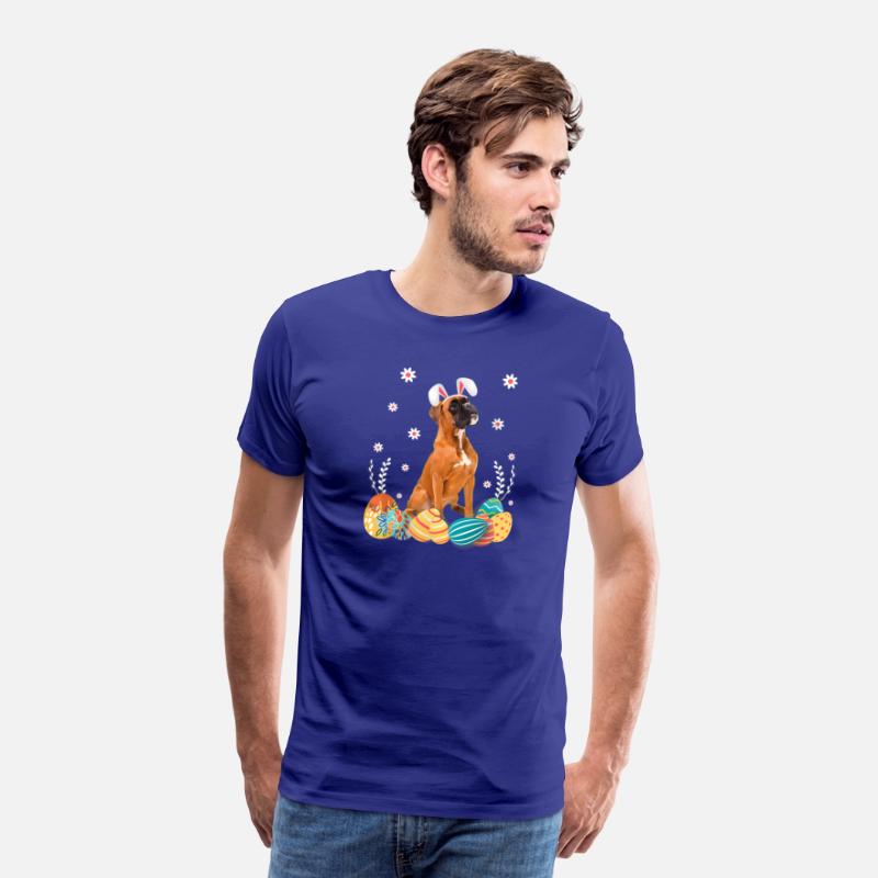 Boxer Dog Easter Bunny Shirt Dog