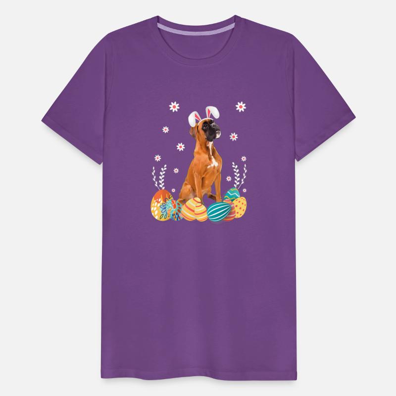 Boxer Dog Easter Bunny Shirt Dog