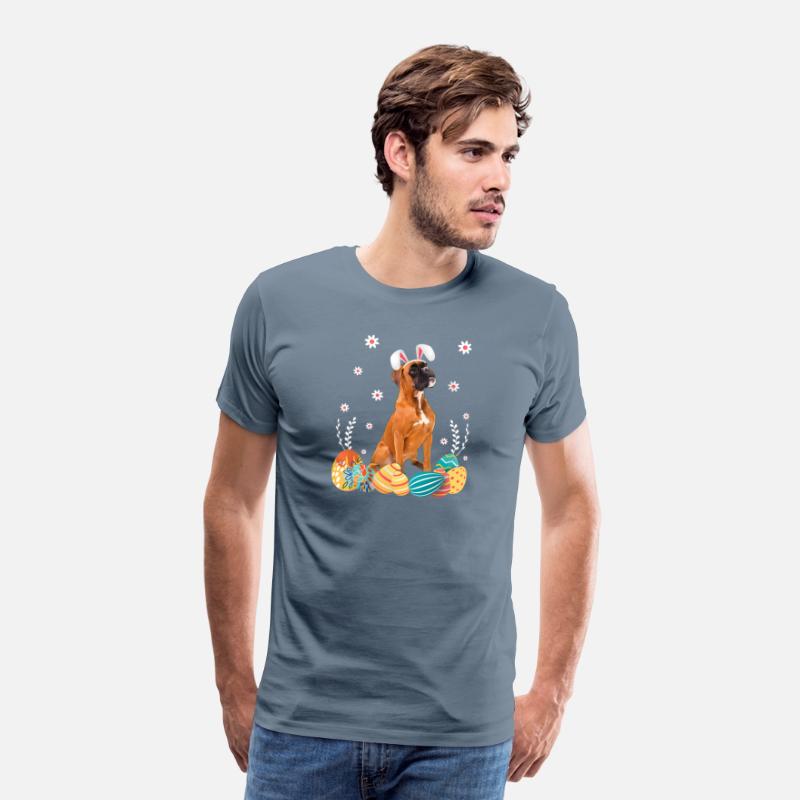 Boxer Dog Easter Bunny Shirt Dog