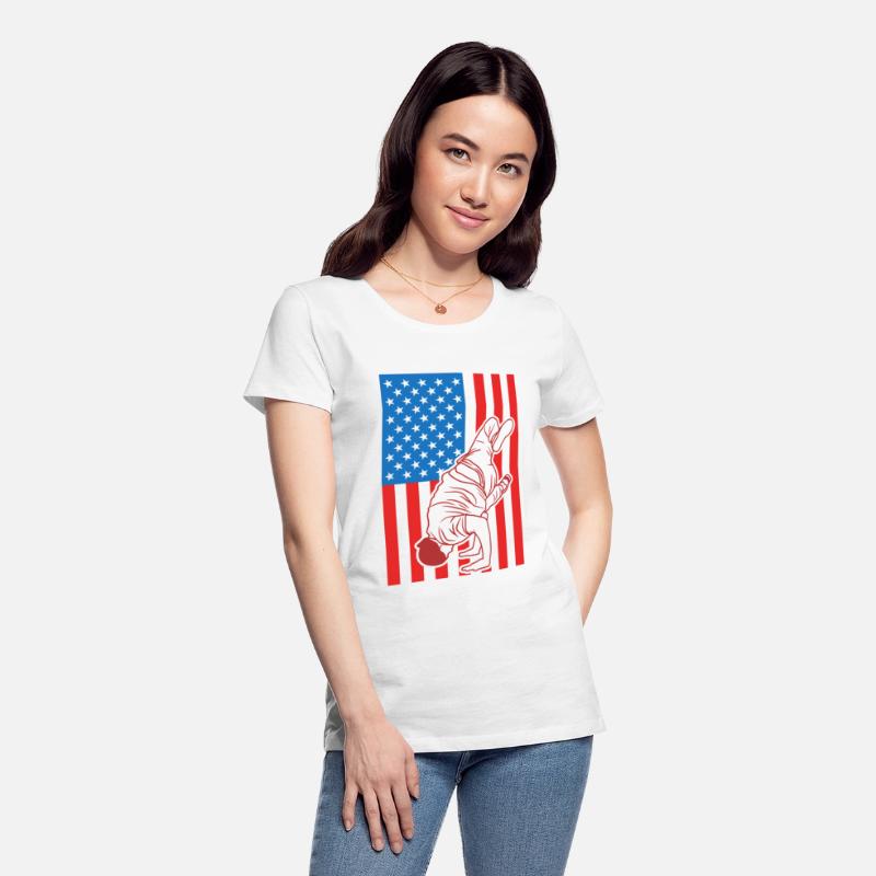 Breakdancing USA Flag