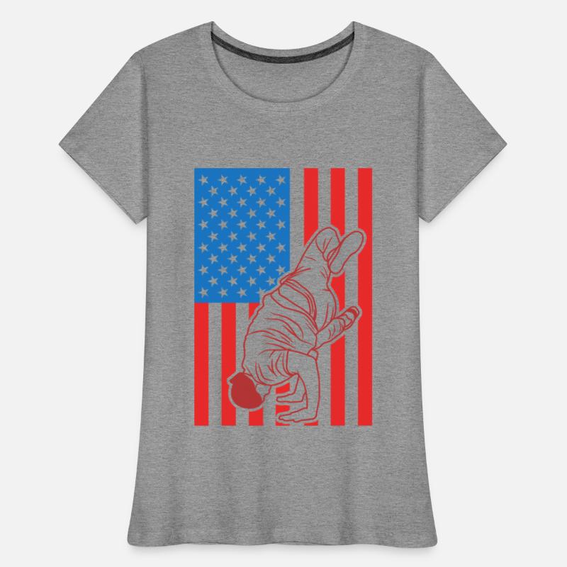Breakdancing USA Flag