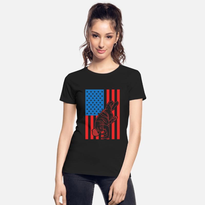 Breakdancing USA Flag