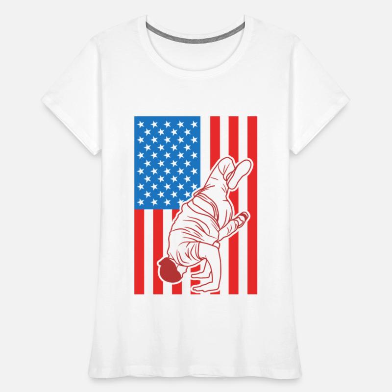 Breakdancing USA Flag