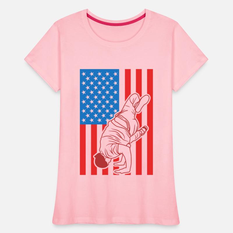 Breakdancing USA Flag