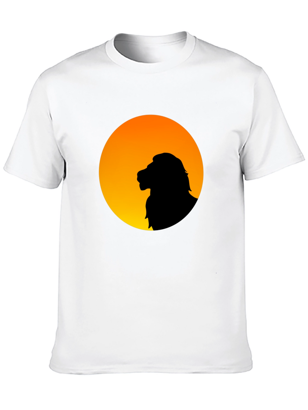 Lion Silhouette T-Shirt - Simba Style
