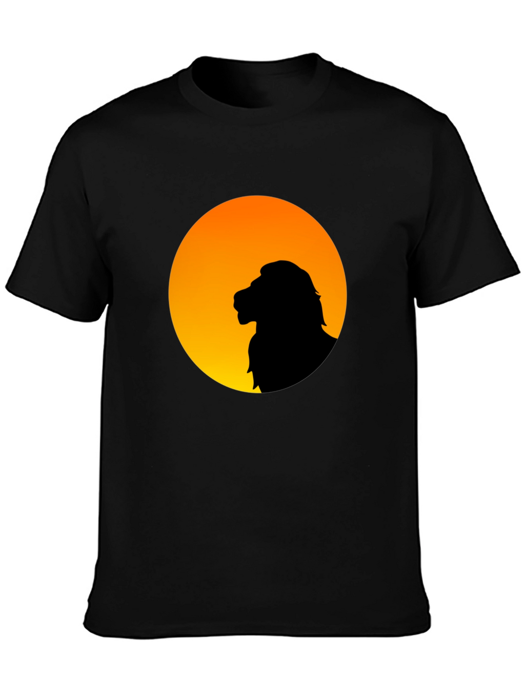 Lion Silhouette T-Shirt - Simba Style