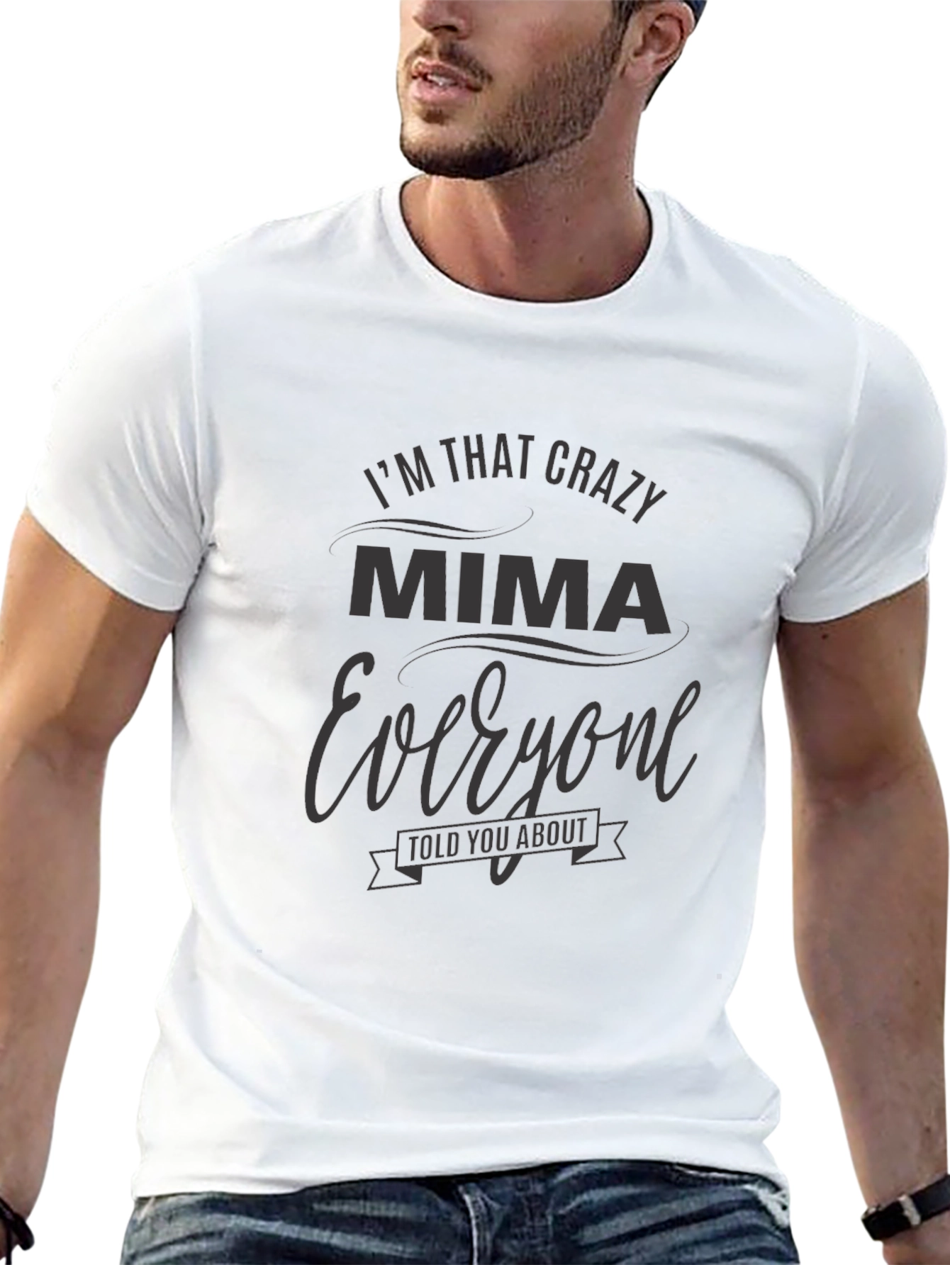 Crazy Mima T-Shirt - Funny Gift for Grandmothers