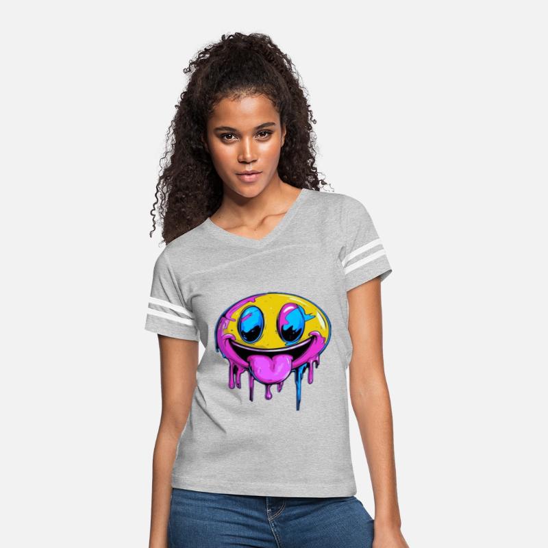Bubble smiling art designs for beauty.All T-shirts